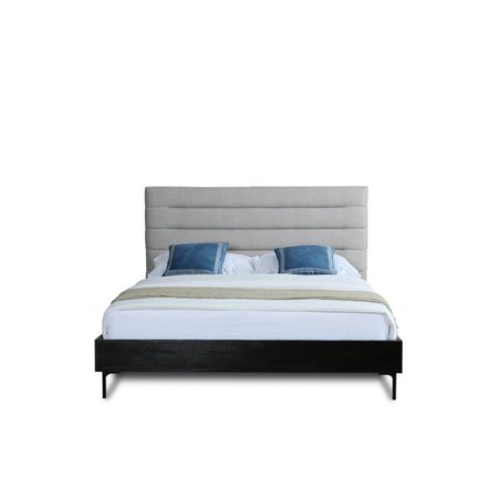 Manhattan Comfort Schwamm Full-Size Bed in Light Grey BD004-FL-LG